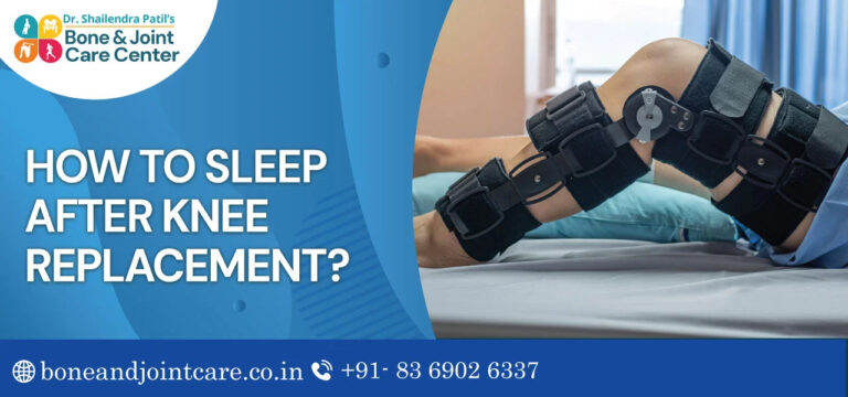 how to sleep after knee replacement