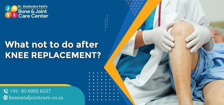 what not to do after knee replacement