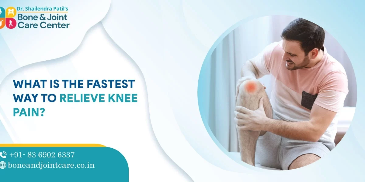 what is the fastest way to relieve knee pain