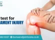 How to test for knee ligament injury​