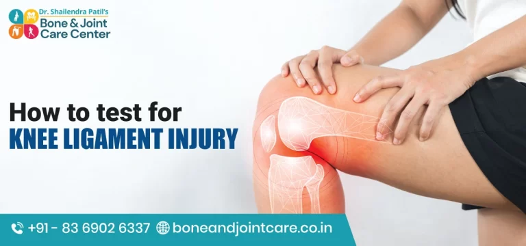 How to test for knee ligament injury​